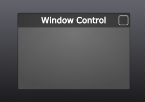 Window Control: Custom Icon